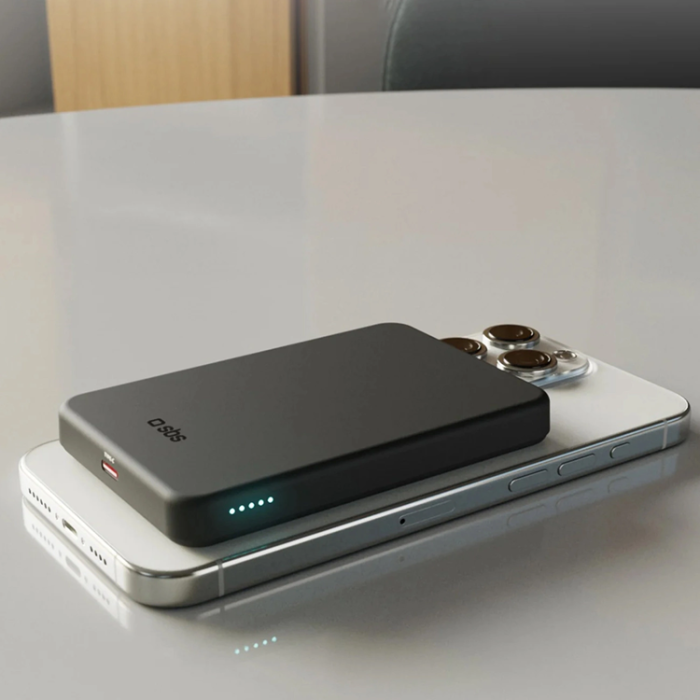 SBS - SBS Qi2 MagSafe Powerbank 5000mAh - Svart