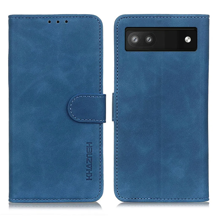 KHAZNEH - KHAZNEH Google Pixel 7A Plånboksfodral - Blå