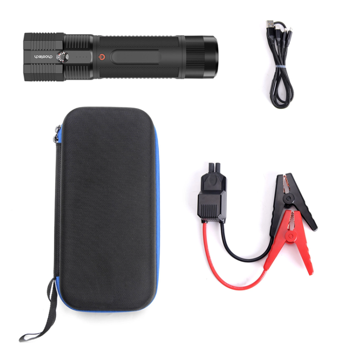 Choetech - Chotech Starthjälp Powerbank 8000mAh Led FlashLight - Svart