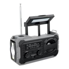 Pristar - Pristar Radio FM med Ficklampa 4000 mAh YX328 - Svart
