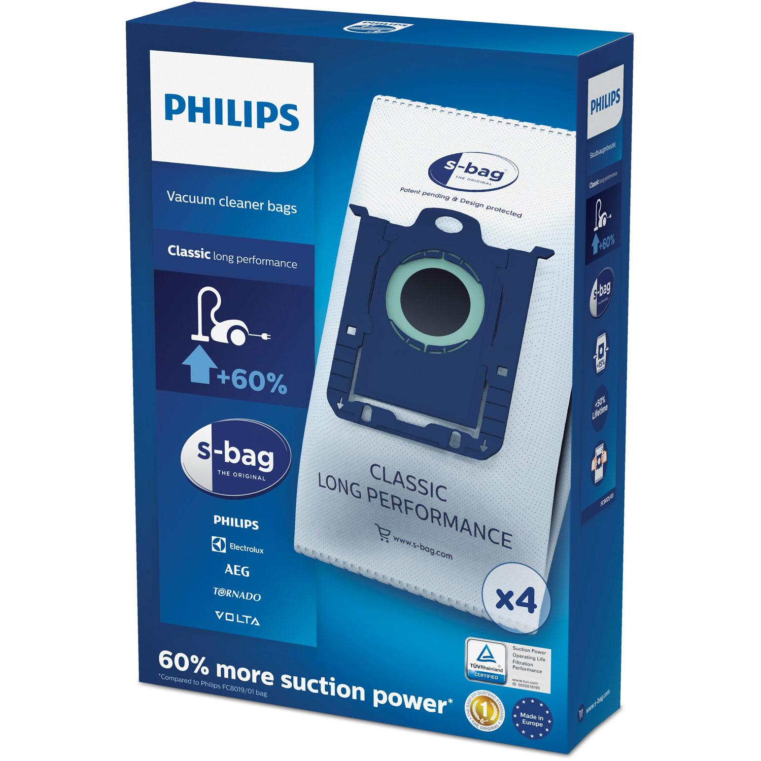 PHILIPS S-bag Dammsugare påsar Philips Orginal ""Nya S-bag""