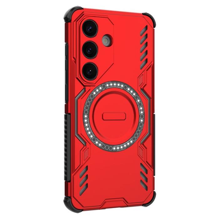 OEM - Mobilskal till Samsung Galaxy S26/S26 Pro Magnetiskt Butterfly Armor Plast - Röd