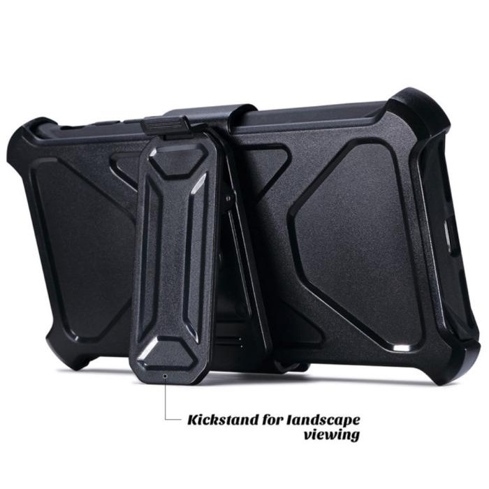 OEM - 2-in-1 iPhone 8 Plus / 7 Plus mobilskal med bältesfodral - Vit