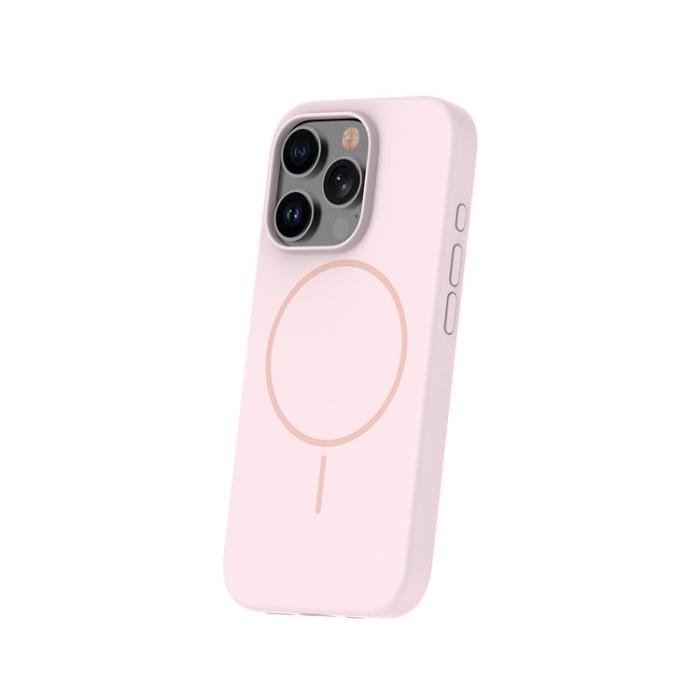 A-One Brand - iPhone 17 Pro Max Mobilskal MagSafe Silikon Thin - Ljusrosa