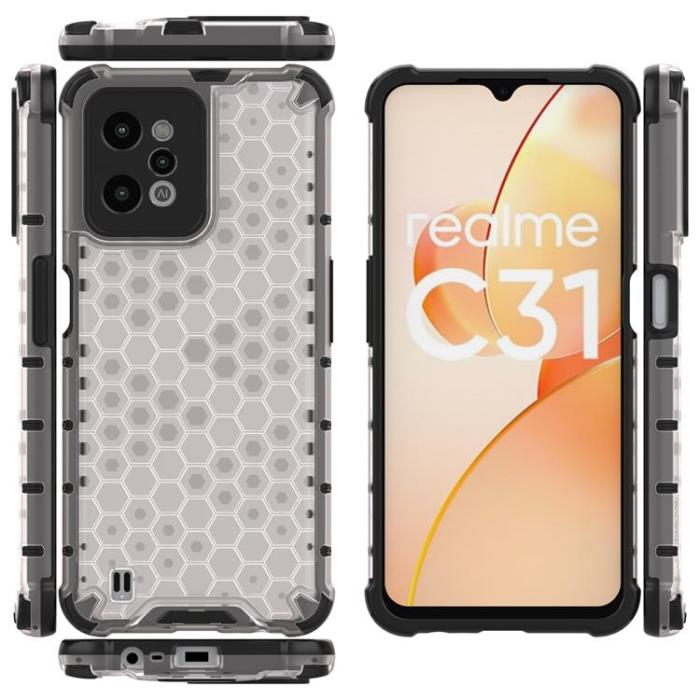 OEM - Realme C31 Skal Honeycomb Armored - Transparent