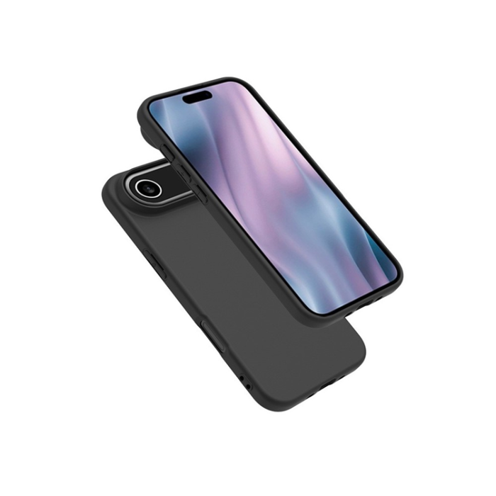 A-One Brand - iPhone 17 Air Mobilskal Soft Matte - Svart