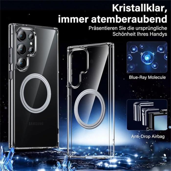 OEM - Mobilskal till Samsung Galaxy S26 Ultra TPU + PC Transparent Bakstycke - Vit