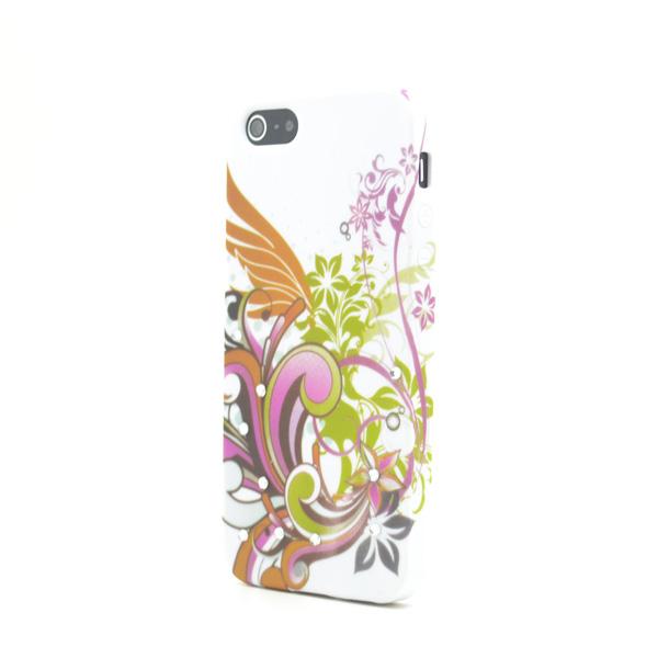 Diamant FlexiCase Skal till Apple iPhone 5/5S/SE - Blommor | 2353 | AlltMobil