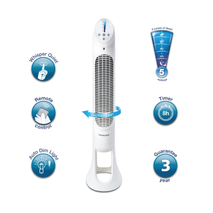 Honeywell - Honeywell Tornfläkt Quiet Oscilating HYF260E4