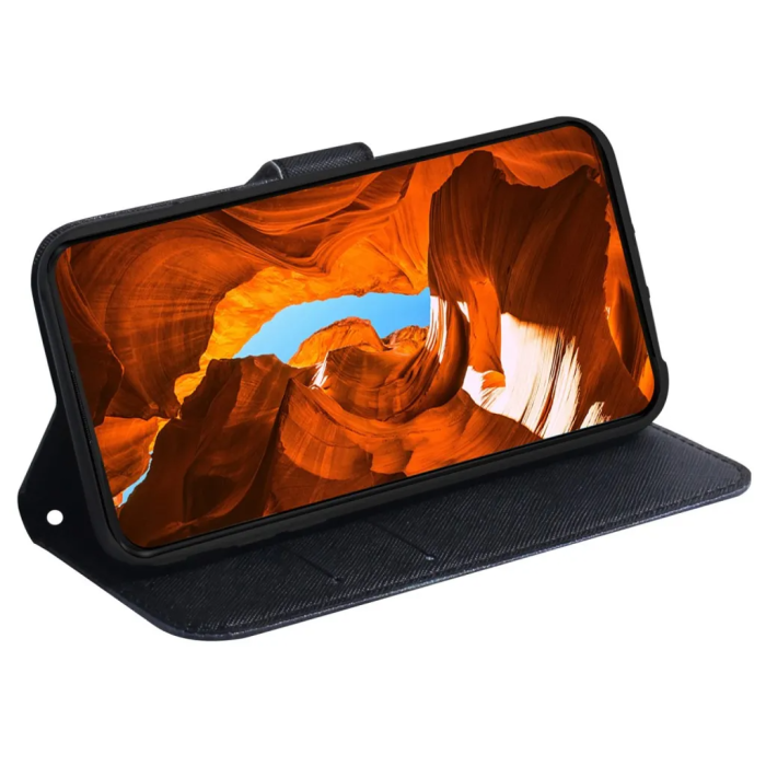 Taltech - iPhone 15 Pro Max Plånboksfodral Tryck - Hund och Varg
