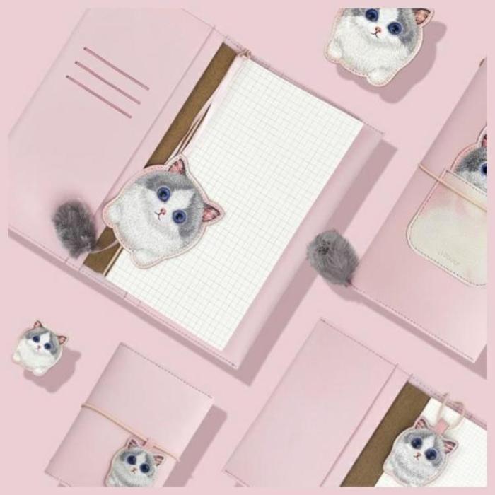NIMMY - Nimmy Presentset (Notebook med Pen) Big Eyed Pet 2.0 Cat