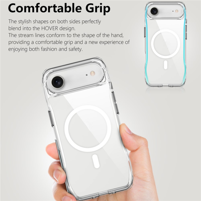 A-One Brand - iPhone Air Mobilskal MagSafe TPU + PC Crystal Clear