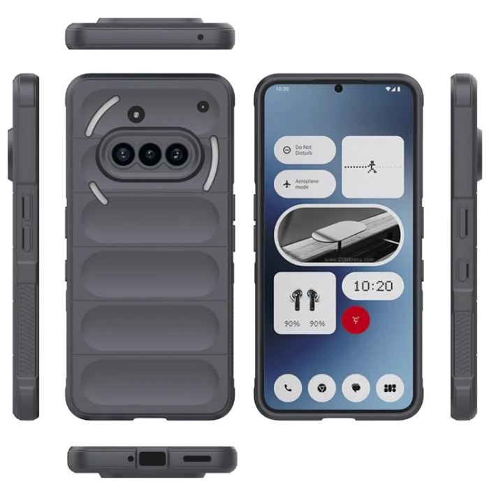 A-One Brand - Nothing Phone (3a) Mobilskal MagSafe Rugged TPU - Grå