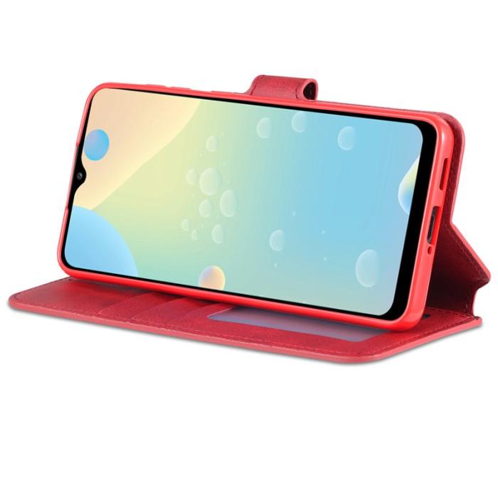 AZNS - AZNS Samsung Galaxy A53 5G Plånboksfodral Konstläder - Röd