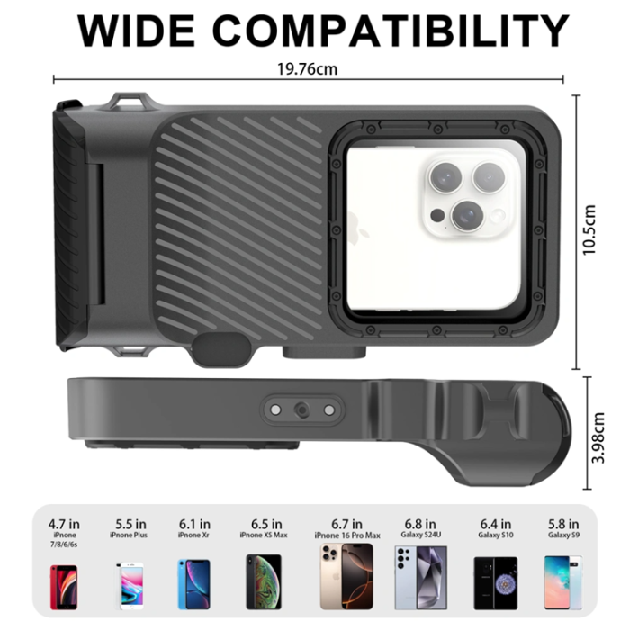 Tech-Protect - Tech-Protect Universala Vattentät Mobilväskor Diving - Svart