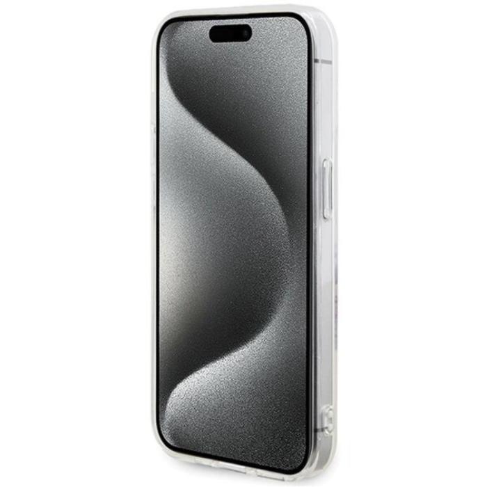 Guess - Guess iPhone 15 Pro Mobilskal Magsafe IML Flowers Wreatch