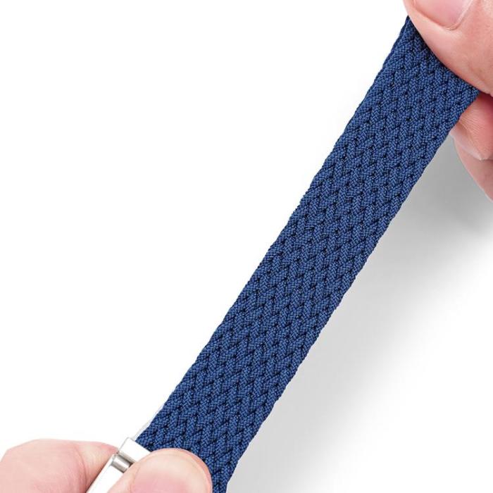 UTGATT1 - Dux Ducis Apple Watch 4/5/6/7/8/SE (41/40/38mm) Armband Braided - Blå