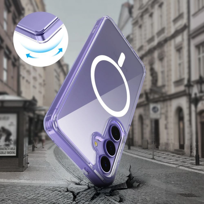 Tech-Protect - Tech-Protect Mobilskal För Galaxy A57 5G Magsafe Flexair Hybrid - Clear