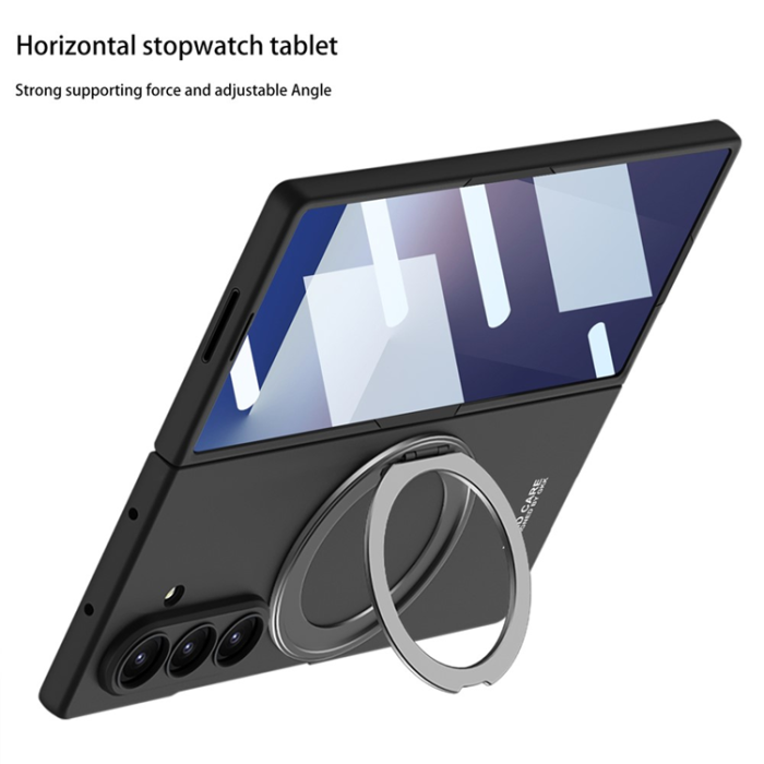 GKK - GKK Galaxy Z Fold 7 Mobilskal Med Skärmfilm - Svart