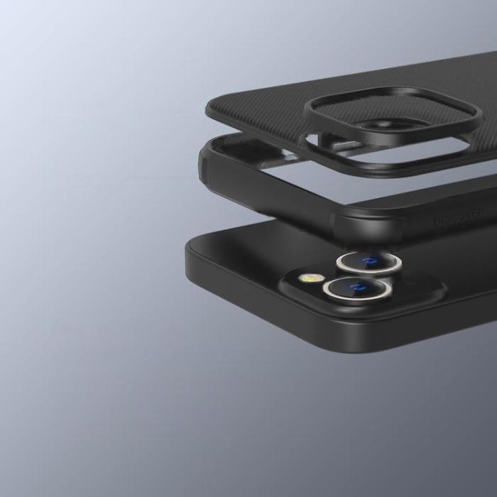 Nillkin - Nillkin iPhone 14 Plus Skal Super Frosted Shield - Svart
