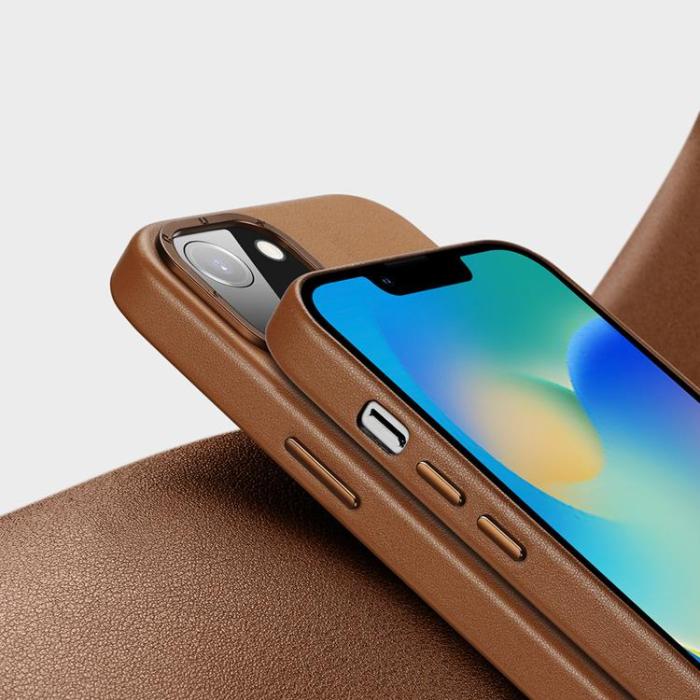 Dux Ducis - Dux Ducis iPhone 14 Mobilskal MagSafe Grit - Brun