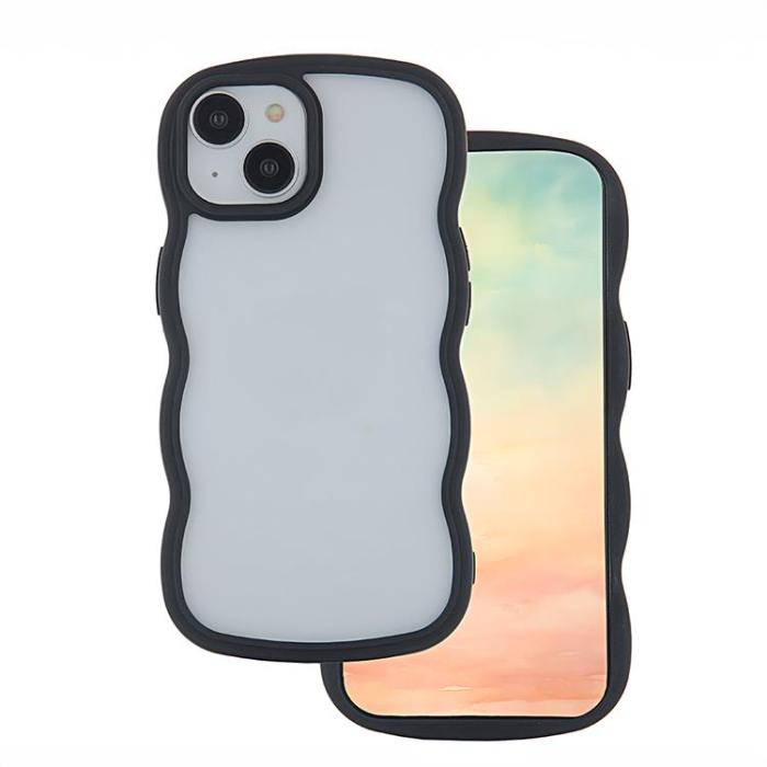 OEM - iPhone 7/8/SE (2020/2022) Mobilskal Wave - Svart
