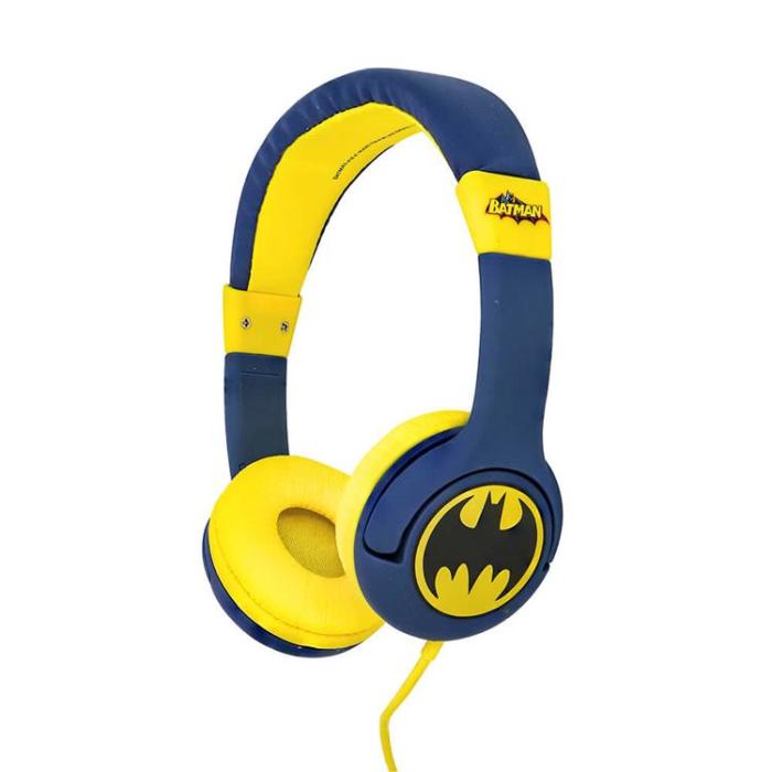 BATMAN - BATMAN Hörlurar Junior On-Ear 85dB Batlogo - Blå