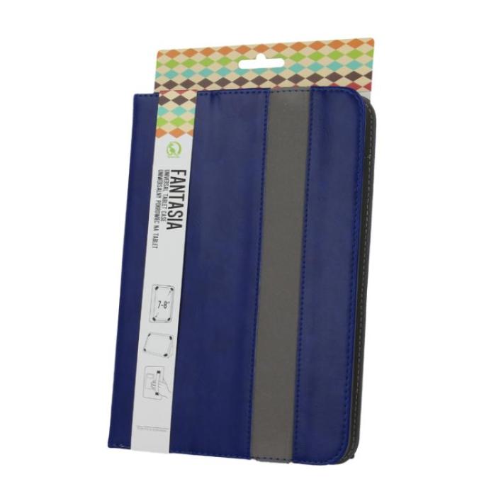 A-One Brand - Universell Tabletfodral 7-8'' Fantasia (L21.5 x W15 cm) - Mörkblå