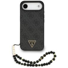 Guess - Guess iPhone 17 Air Mobilskal MagSafe 4G Strap Triangle Logo - Svart