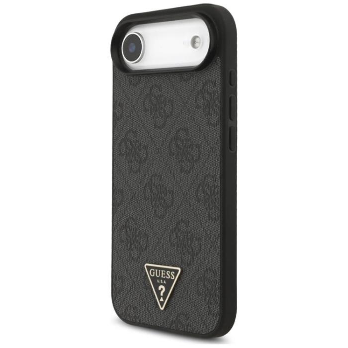 Guess - Guess iPhone 17 Air Mobilskal MagSafe 4G Strap Triangle Logo - Svart