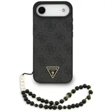 Guess - Guess iPhone Air Mobilskal MagSafe 4G Strap Triangle Logo - Svart