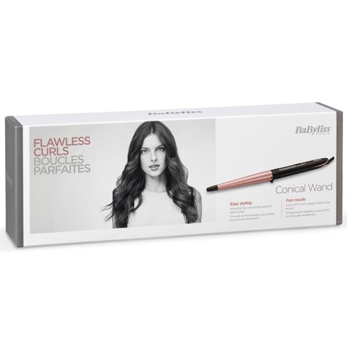 UTGATT5 - BABYLISS Locktång Flawless Curls Conical Wand C454E