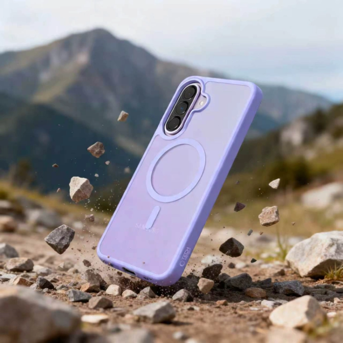 Tech-Protect - Tech-Protect Mobilskal För Galaxy A57 5G Magsafe Magmat - Matte Lila