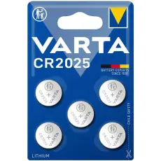 VARTA - Varta 5-pack CR2025 Lithium Knappcellsbatteri 3V