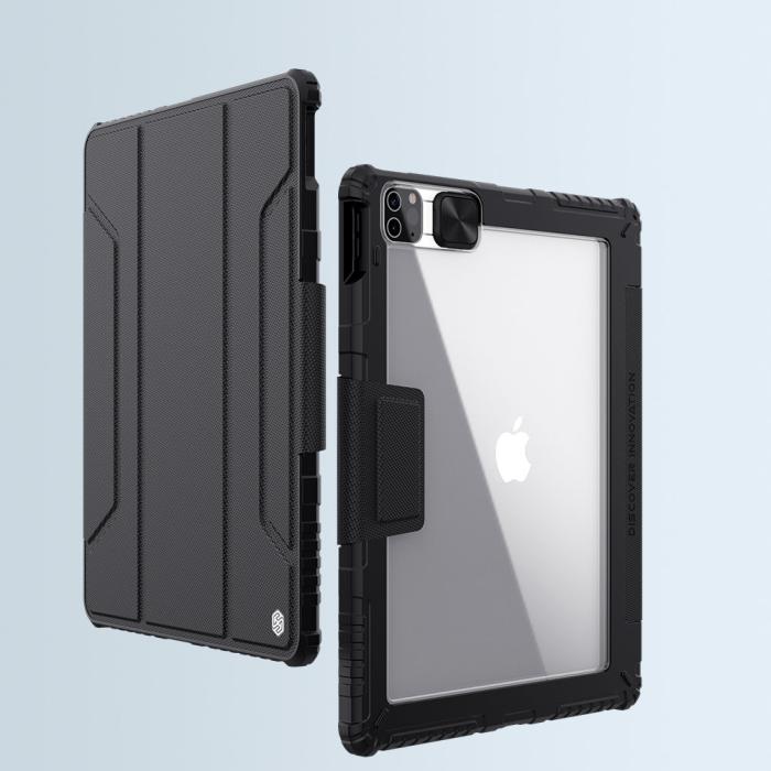 UTGATT1 - Nillkin Bumper Läder Case Pro Fodral iPad Pro 12.9 '' 2021/2020 - Svart