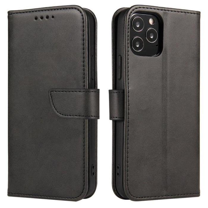 UTGATT1 - Magnet Elegant Kickstand Fodral Huawei Y5p - Svart