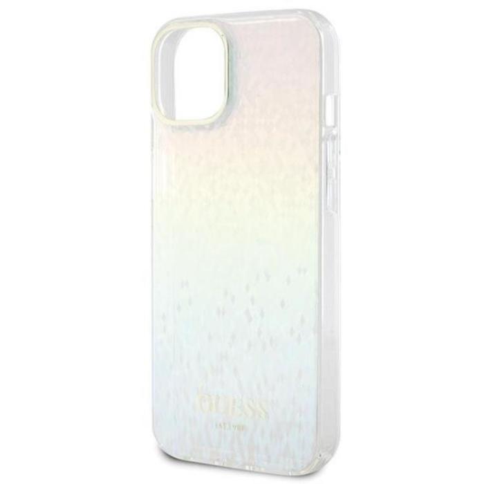 Guess - Guess iPhone 15 Mobilskal IML Mirror Disco Iridescent - Flerfärgad