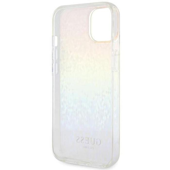 Guess - Guess iPhone 15 Mobilskal IML Mirror Disco Iridescent - Flerfärgad