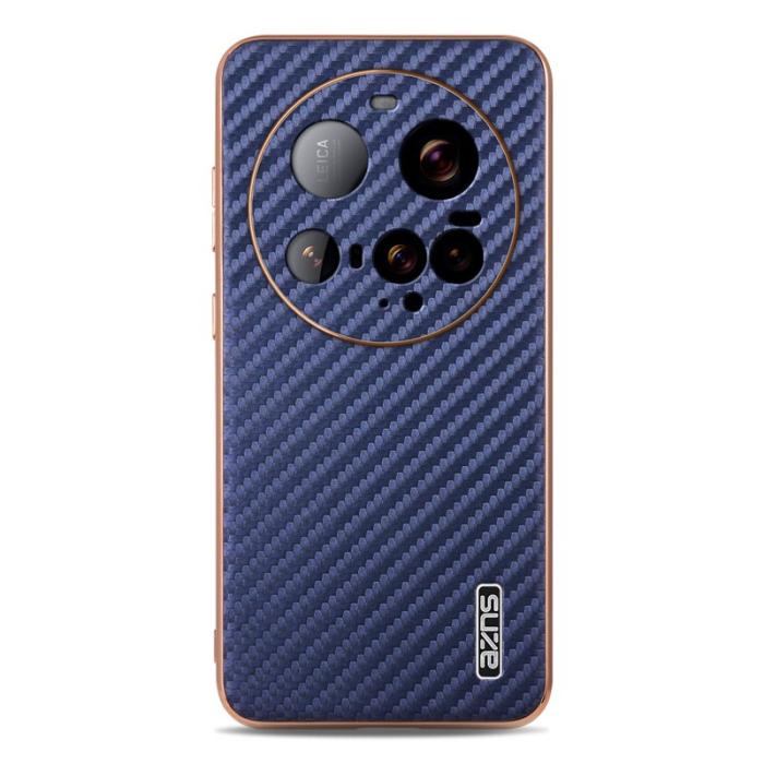AZNS - AZNS Xiaomi 15 Ultra Fodral - Electroplating KonstLäder - Blå