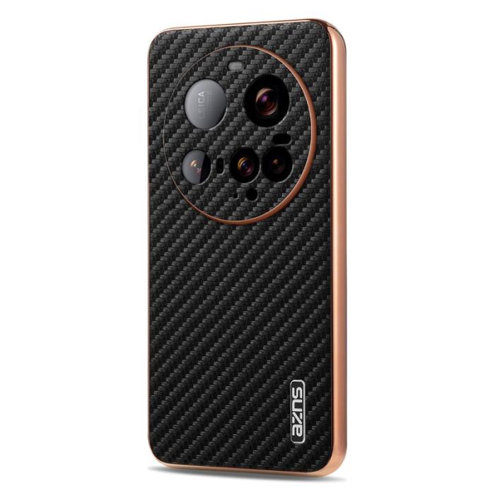 AZNS - AZNS Xiaomi 15 Ultra Fodral - Electroplating KonstLäder - Svart