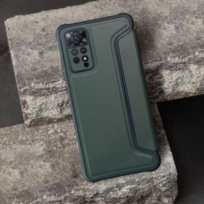OEM - Xiaomi Redmi Note 13 5G Plånboksfodral Razor - Grön