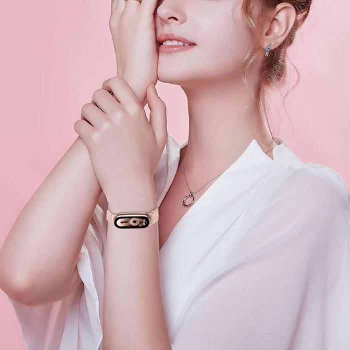 Tech-Protect - Tech-Protect Xiaomi Smart Band 8/9/NFC Armband NylonMag - Starlight