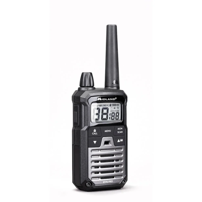 MIDLAND - Midland Walkie Talkie XT70 Pro Duo - Svart/Mörkgrå