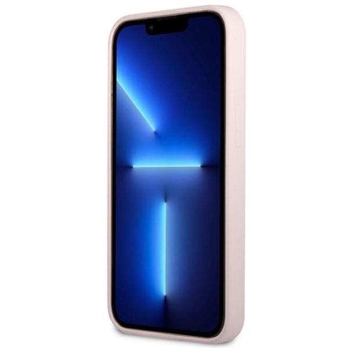 Guess - Guess iPhone 13 Pro Max Skal Silicone Triangle - Lila