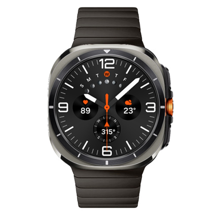 A-One Brand - Galaxy Watch Ultra (47mm) Armband Stainless Steel - Mörkgrå