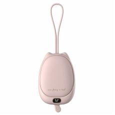 OEM - 2in1 Powerbank 10000mAh med Handvärmare och temperaturkontroll - Rosa