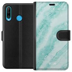 Gustaf - Pl&aring;nboksfodral till Huawei P30 lite med Mint Marble