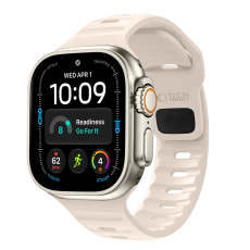 Tech-Protect - Tech-Protect Armband F&ouml;r Apple Watch (44/45/46/49mm) Silikon Line - Stone