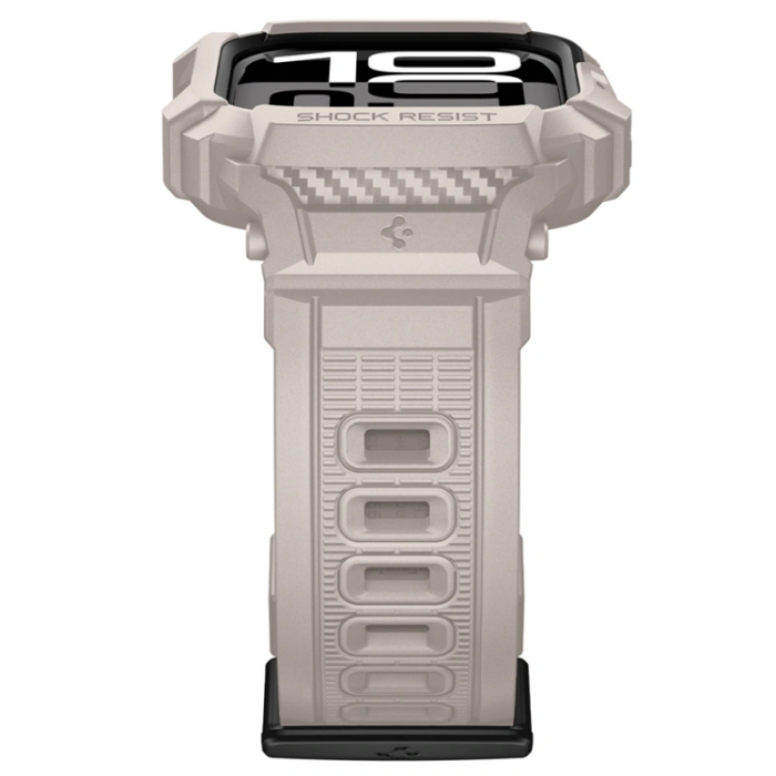 Spigen - Spigen Apple Watch 42mm Series 10 Skal Rugged Armor Pro - Dune Beige