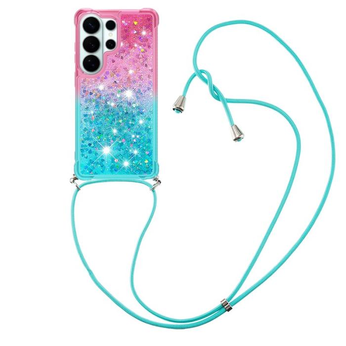 OEM - Mobilskal till Samsung Galaxy S26 Ultra Gradient Quicksand TPU - Rosa/Ljusblå
